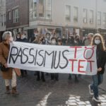 Fotos: Stiller Marsch gegen Rassismus Stralsund mit FFF Stralsund und Tutmonde e.V.
